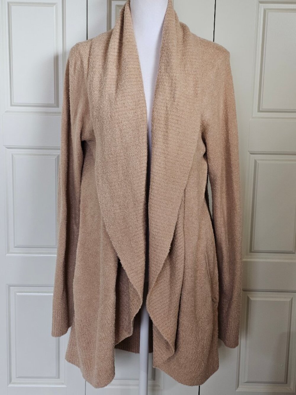 NWT Barefoot Dreams CozyChic Lite Circle Cardigan L/XL Camel Style 452 Nordstrom